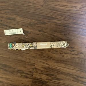 Madewell Snake Print Bag Strap